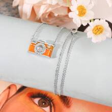 Custom Photo Projection Camera Necklace Personalized Projection Necklace With Picture Inside Customized Picture Necklace Jewelry Gifts For Women Mom Girlfriend Wife