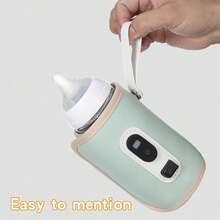 Baby Bottle Bottle Bottle Thermal Insulation USB Travel Cup Milk Heater Bottle Cap 5 Speed ​​Temperature Adjustable Removable Indoor Outdoor Outdoor Drive Handheld Instrumental Heater