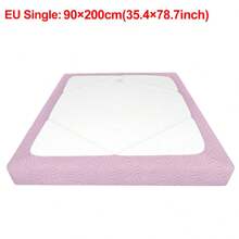 1 pieza Funda de colchón con diseño jacquard de unicolor, cobertor elástico para proteger tu ropa de cama y agregar estilo al hogar, adecuado para todas las estaciones