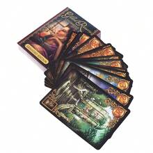 1 副镀金梦幻 Lenomond 神谕卡，用于预测未来，适合初学者和塔罗牌爱好者，派对游戏和活动的必备品，也是圣诞节/万圣节/感恩节礼物的理想选择 - 彩色 - 查看 4