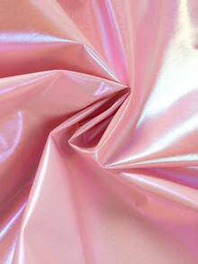 1件装少女时尚短款外套，男女通用休闲炫彩拉链轻便连帽外套，春秋季 - 粉色 - 查看 9