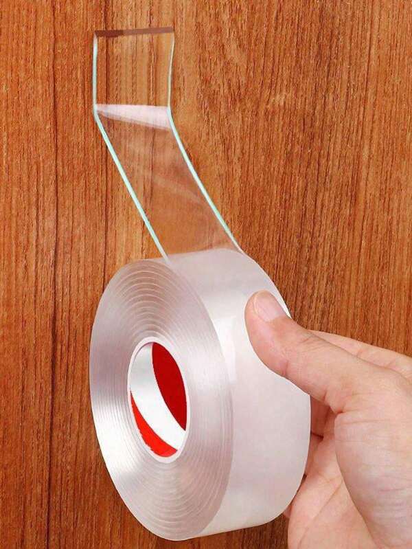 5M Nano Gel Double-Sided Tape.Strong Transparent Traceless Adhesive Acrylic Magic Tape – Reusable Washable Heavy Duty Mounting Tape, Removable Multi-Purpose Sticky Tape For Wall, Kitchen, Bathroom, Office, Home – Cuttable