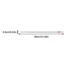 Practical Carbon Arrow 12-Pack Fiberglass Arrows (Black) - Black - View 7
