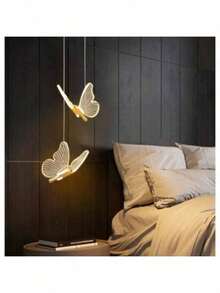 Butterfly LED Chandelier/Interior Lighting 3 Color Chandelier - Gold - View 2