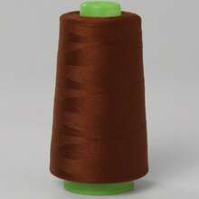 1 pièce Fil à coudre, 402 grande bobine de fil à coudre pour machine à coudre, plusieurs couleurs au choix; 3000 yards/bobine, fil à coudre domestique; convient à diverses situations (emballage aléatoire, couleurs aléatoires des tubes enroulés)