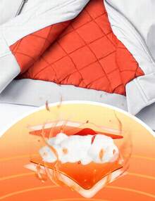 KEFITEVD Men's Training Bomber Jacket Atheletic Pilot Jacket Warm Padded Casual Coats Full Zip UP Quilted Lined Work Hiking Outwear With Pockets - 白色 - 查看 4