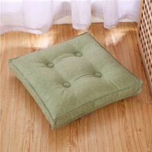 Cojín de tatami de algodón y lino para sillas, de cuatro estaciones. Cojín grueso para silla de comedor, cojín para ventana, cojín para el suelo, extraíble y lavable
