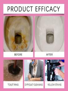 Multi-Function Toilet Cleaning Sticks, Cleaning Toilet Odor, Removes Stains And Scale, Refreshing Home Toilet Cleaner