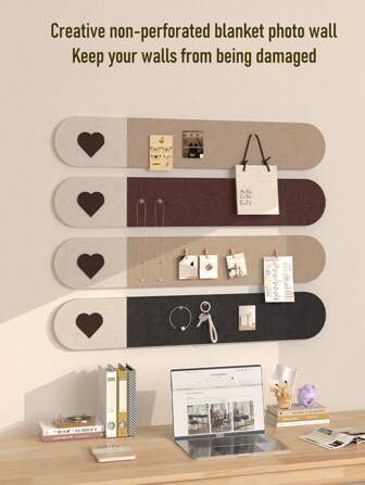 4 قطع من شرائط لوح الفلين الناعم، شرائط لوح النشرة اللاصقة لتركيب الحائط، ألواح زخرفية للتركيب الحر على الحائط، سهلة التركيب بدون ثقب، مناسبة لوحة الملاحظات وحائط الصور والتخطيط، مناسبة لموسم العودة إلى المدرسة، وكذلك مناسبة لديكور حائط الصور وديكور عيد الهالوين والكريسماس