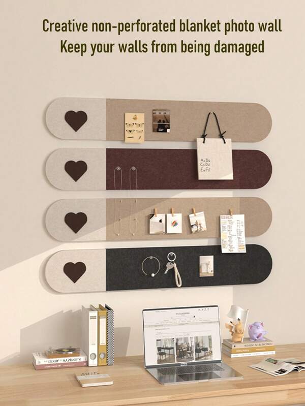 1/4pcs Soft Cork Board Strips, Adhesive Memo Board Strips For Pinning Notes, DIY Decorative Wall Art, Easy To Install Without Drilling, Great For Displaying Photos, Messages, Schedules - Ideal For Back To School