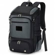 NUBILY Baseball Backpack For Youth & Adults - Lightweight Softball Bag With Shoe Compartment & Fence Hook | Bat Bag With Helmet Holder | Multi-Functional Sports Backpack For T-Ball & Training - Xám - Xem 9