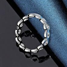 Eleganter 925 Sterling Silber Ring mit Unendlichkeitssymbol Design, tolles Geschenk für Damen, perfekt als Geschenk zum Erntedankfest, für den täglichen Gebrauch, Feiertage und Geschenkanlässe, im vintage-boemischen Stil