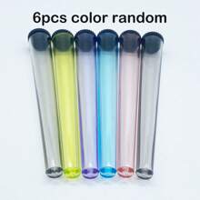 12/6/3 Stück Kunststoff Zigarettenaufbewahrungsröhren - Luftdichte feuchtigkeitsbeständige und geruchsresistente Behälter, tragbare Reise Zigarrenetuis mit verjüngtem Design für Zuhause/Büro/Camping (wasserdicht & geruchsdicht)