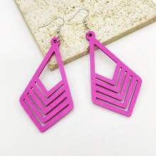 Set de 7 pares de aretes de madera con borlas en estilo bohemio, adecuados para fiestas, salidas y uso diario, primavera/verano, regalo para mujeres