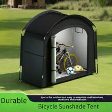 [Fits 2-3 Bikes] Extra Large Outdoor Bike Shelter Tent - UV Protection, Fits 2-2 Bikes, Portable & Foldable For Garage/Garden Storage