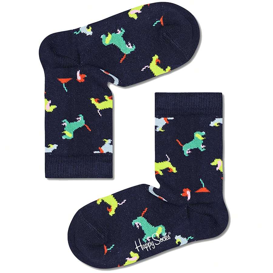 Happy Socks Meias infantis PUPPY LOVE tamanho 12-24 meses. Frete grátis 24 horas por dia, 72 horas por dia. - Multicolorido - Ver 1