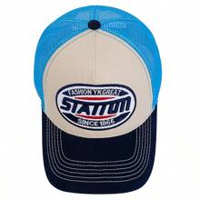 JZML 1pc Men's Letter Embroidered Truck Driver Cap