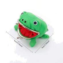 Plush Frog Coin Wallet Anime Wallet Halloween Role Playing Theme Party Gift For Women Wallet Mini Wallet Purse Wallet