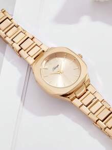 XIVIYA 1 pieza Reloj de pulsera minimalista de acero inoxidable de alta calidad unisex, diseño clásico y versátil adecuado para uso diario, social, laboral y como regalo