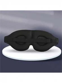 1pc Ultra Soft 3D Sleep Eye Mask, 100% Blackout, Smooth Sleep Mask, Sleep Aid Eye Mask, Travel Sleep Mask, Student Nap Mask - Ideal For Travel And Napping