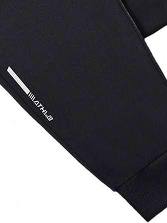 男士运动裤，速干户外休闲抽绳运动裤，松紧腰