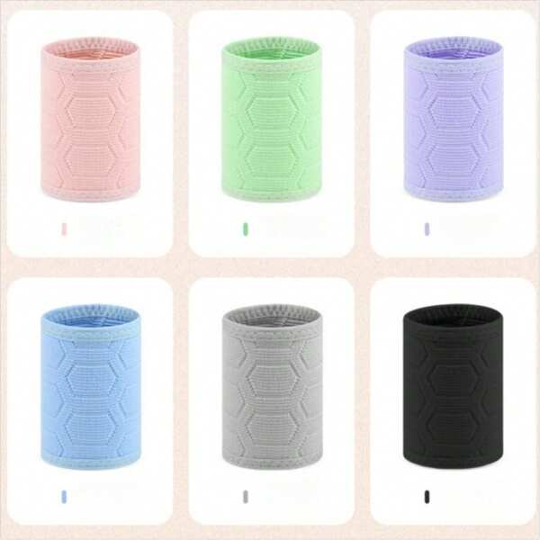 1 pièce Support de poignet de sport de basket-ball de couleur unie, manchette de poignet anti-entorse pour hommes et femmes, bandeau de poignet absorbant la transpiration et respirant pour le volleyball et le badminton