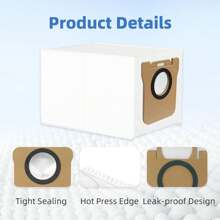 Dust Bag Replacements For Dreame L20 Ultra/ X20 Pro/ X20 Pro Plus/ L10s Ultra For Xiao Mi X10/ X10 Plus S10 Pro Robot Accessories, Sealed Vacuum Bags
