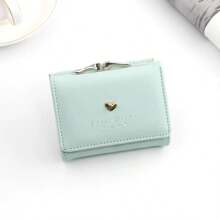 New Mini Short Women Wallets High Quality Coin Pocket Luxury Female Purses Card Holder Photo Holder Cute Wallet For Girls For Women Money Wallet Mini Wallet Purse Wallet Small Wallet