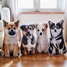 1pc Personalized Pet Shaped Pillow,Custom Photo Cushion,Dog & Cat Portrait Pillow,Pet Memorial Gift,Unique Gift For Pet Lovers,Unique Personalized Customized Gifts, Ideal For Christmas,Thanksgiving Day Ornamental,Engraved Stylish,Fashion,Colorful,Vintage,Cute,Contracted,Cuties Custom,Unique,Customized,Personalized Pet For Anniversaries,For Birthdays