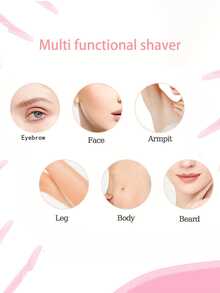 20件套粉色眉毛修剪器和剃须刀套装，眉毛修剪器和剃须刀，去角质和脱毛工具，身体脱毛修剪器和面部及眉毛剃须刀套装，长柄刀片配有精密保护盖，适合女性旅行美容、化妆，价格实惠，可用于房间装饰、梳妆台、旅行、卧室、化妆配件、眉毛剃刀、价格实惠、圣诞礼物、化妆品、化妆工具、廉价商品、礼物、女士礼物、圣诞礼物、赠品、旅行、廉价商品、旅行必备品 - 粉色 - 查看 3