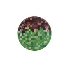 10pcs/20pcs/40pcs/60pcs/Set,Pixel Birthday Party Supplies Pixel Paper Tray Video Game Birthday 9 Inch 7 Inch Paper Tray Tissue Napkins For Birthday Party Decoration - Multicolor - View 12
