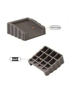 1pc Multifunctional Creative Two-Way Anti-Collision And Windproof Door Stopper, No Punching Plastic Matte Surface Wedge, Door Stopper, Anti-Collision Door Stopper, Available In 4 Colors, Exquisite Gift - Multicolor - View 7