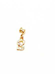 1pc Diamond Encrusted 26 English Letter Charm, Suitable For Silicone Watch Band Decoration