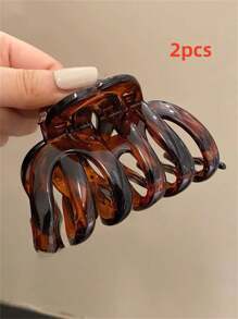 1 pieza Pinza de pelo grande minimalista, accesorios de pelo elegantes para mujer, pinza de pelo, clip, mordaza, agarrador de pelo