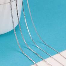 925 Sterling Silver Luxury Simple Pendant Necklace For Women, Gift For Christmas, Thanksgiving, Valentine's Day, Anniversary