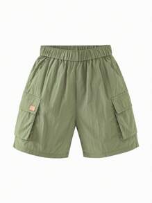 mini bala Unisex Kids' Outdoor Shorts – A-Line Loose Cooling Summer Pants, Stylish Summer Outfit