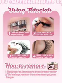 BTLLSSH 7pairs Cat Eye False Eyelashes