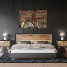 1 Pc Canvas Painting,Family Rules, Stay Humble, Forgive Always, Show Kindness, Laugh Daily, Count Blessings, Work Hard, Hug Often, Love ForeverRetro Eyes And Castles,Wood Framed Painting (1) Thickness 2.5 Cm/ 1 Inch-Home Decoration For All Occasions,Ideal New Year, Valentine's Day,Thanksgiving,Easter,Christmas Gift,Room Decoration Aesthetic,Wall Decoration Art,Perfect Gift,Autumn And Winter Wall Decoration,Living Room Decoration, Bedroom Decoration, Kitchen Decoration, Entry Decoration, Bathroom Decoration, Direct Wall Painting, High Quality Wall Painting Poster,Modern Home Decoration Stretched And Framed Ready To Hang - Black - View 7