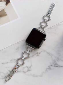 1 Peça Pulseira de Aço Inoxidável para Relógio Feminino, Compatível com Pulseira de 38mm 40mm 41mm 42mm 44mm 45mm 46mm 49mm, Pulseira de Substituição para SE Série 1-10, Pulseira Unissex
