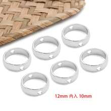 10 piezas de monturas de bisel chapadas en cobre de gran espesor (18K + Plata gruesa + Oro blanco) para hacer joyas DIY