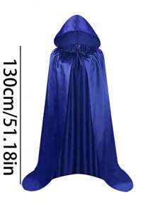 130cm/150cm/170cm Halloween Umhang für Erwachsene, farbiger Stoff Todeumhang, Zauberer Dämon Umhang, mittelalterlicher Zauberer Robe, Sensenmann Umhang, Nachtclub Bar Kostümzubehör, Festival Kostümzubehör