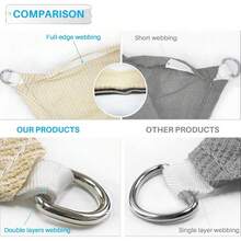 Paradise 10' X 15' Sun Shade Sail Rectangle Canopy Cover Sunlight Block Awning - 1 - View 4