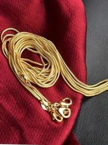 5 Peças Conjunto de Colares de Corrente de Cobra Prateada de Cobre de Alta Qualidade com Corrente de Clavícula e Conjunto de Joias de Corrente de Osso de Cobra Minimalista de 18-30 Polegadas para Férias e Moda