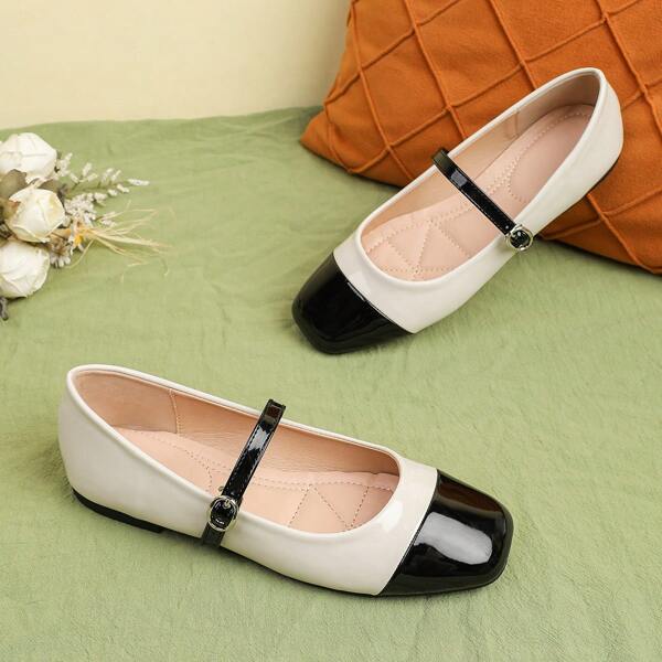Nuevos zapatos tipo Mary Jane, zapatos planos tipo abuela para mujeres, zapatos pequeños