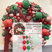 Latex Balloon Arch Kit, Valentine's Day Decoration, Birthday Decoration, Wedding Decoration, Bridal Gift Party Decoration, Christmas Decoration, Anniversary Decoration, Festival Celebration Decoration, Room Indoor And Outdoor Decoration - Multicolor - View 3