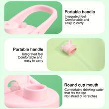 22oz/650ml Spray Cup, Gradient Sports Water Bottle, Portable Sports Water Bottle With Spray And Cooling Mist Function, Made Of PC Material, No Need To Charge - Perfect For Office, School, Gym, Hiking, Camping And Outdoor Activities, Essential Back To School Item