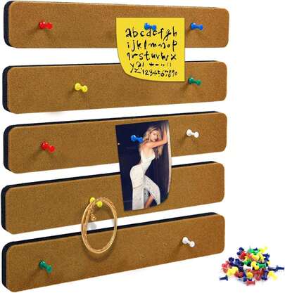 Bulletin Board Cork Board Cork Boards For Walls Cork Board For Office Pin Board Bulletin Boards For Walls (Brown)