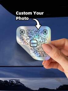 1~120 Etiquetas personalizadas - Pegatinas cuadradas, se puede imprimir cualquier diseño, imagen, logotipo, texto, código QR, resistente al agua, material de PVC, efecto holográfico, regalos, etiquetas de agradecimiento personalizadas, regalo único ideal para amigos, hijo, hija, pegatinas de Navidad, pegatinas del Día de la Independencia, pegatinas de Acción de Gracias, pegatinas holográficas, pegatinas de Pascua - Multicolor - Ver 7