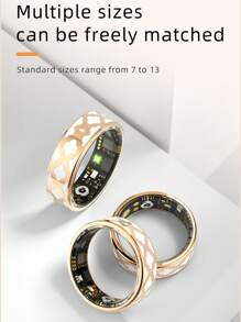 Women's 2025 Finger Ring R10M Fashion And Health Ring Android IOS Fitness And Sports Smart Ring, Supporting Waterproof Depth Of Over 300 Meters, Remote Control Photography Health Smart Ring