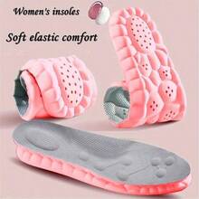 2 Pairs Super Soft Women's Comfortable Insoles - Adaptive Elasticity, Breathable And Moisture-Wicking - Perfect For Athletic And Casual Shoes, Pink, Shoe Accessories Insulation, Galentines, Puppy, Carnival, Shoe, Spring Summer Picks, Brides Maid Gifts, Room, Bedroom Decor, Bedroom Decor, Beach, Travel, For Men, For Women, Vacation,Cute Stuff - Multicolor - View 1